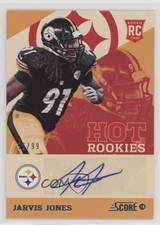 2013 Score Hot Rookies Signatures 96/99 Jarvis Jones #50 Auto k1f