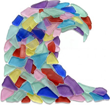Sea Glass - Assorted Colored Sea Glass Mix - Decoration and Craft 11 Ounces 