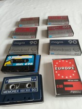 9 x MC überspielbare Musikcassetten, Guter Z...