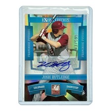 Josh Rutledge Franchise Futures Auto /595 2010 Elite Extra Edition #18