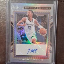 Panini Select 2024-25 Ja Morant Top Shelf Signatures Prizm Autograph #TSS-JAM