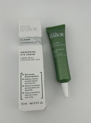 Doctor Babor Clean Formance Awakening Eye Cream - 0.5oz NIB