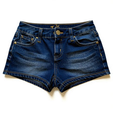 Girls Justice Shorts Size 8S, Denim, Zip, 5 Pockets