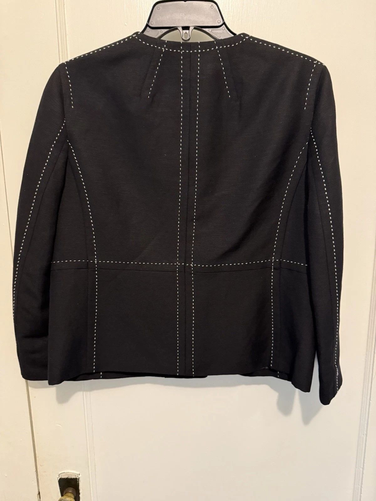 GIACCA IN MISTO LINO STILE KASPER CHANEL