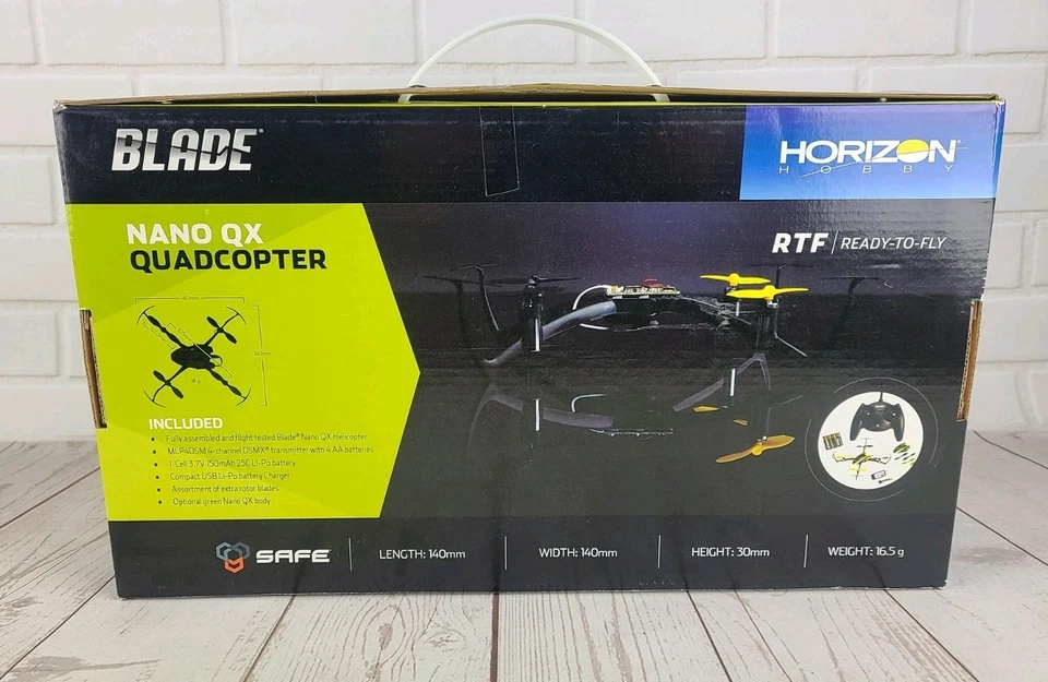 Blade Nano QX Horizon Hobby Quadcopter Lightweight 18g For Parts or Repair, Read - Image 2 of 4
