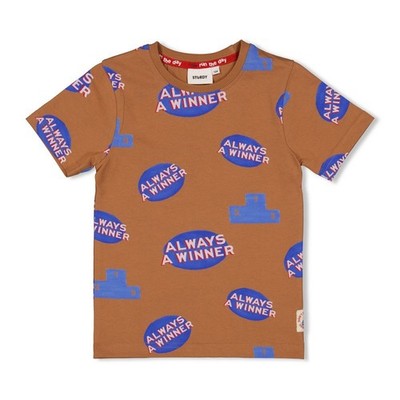 STURDY T-Shirt Run the Day allover haselnuß Gr.116 SOMMER 2025 NEU 