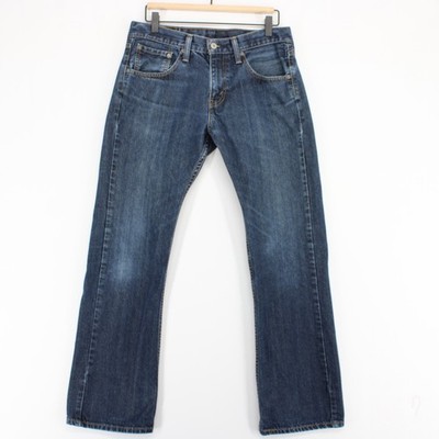 Levis 527 Jeans Mens 31x30 Blue Bootcut Dark Wash Denim Classic 5 Pocket