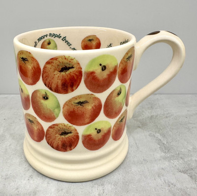 Emma Bridgewater Copella 40 Years of Apple Pressing 1/2 Pint Becher RAR Top