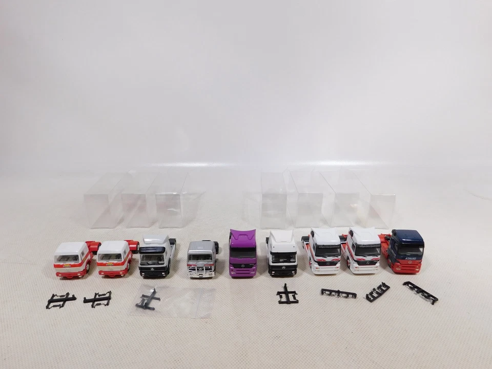 Herpa 1:87 H0 9X Trattore MB Talke Rigterink Whiskas Ecc Mint #EI104-0,5 - Immagine 4 di 4