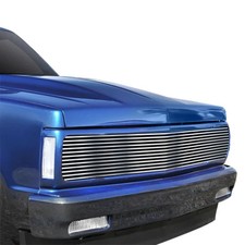 For Chevy S10 91-93 Main Grille 1-pc Phantom Style Chrome Polished 8x6 Mm For Chevy S10 91-93 Main Grille 1-pc Phantom Style Chrome Polished 8x6 Mm