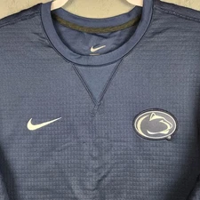 Penn State Nittany Lions Shirt Mens Medium Blue NCAA Football Nike Long Sleeve