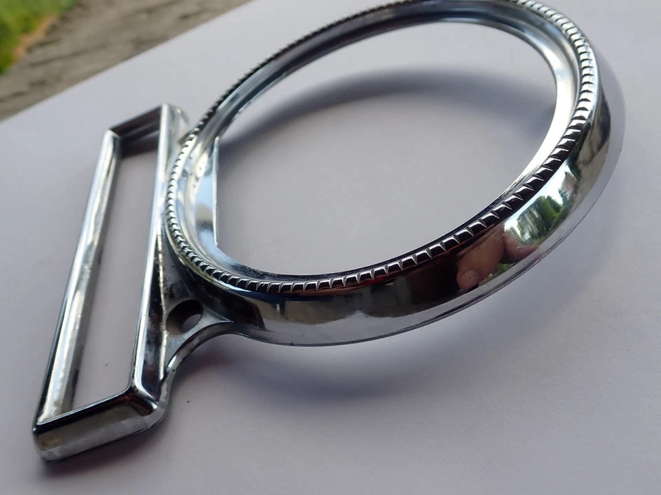 Beautiful Original 1955 1956 Ford Radio Chrome Bezel FDH-18842-A Nice ! - Image 2 of 4