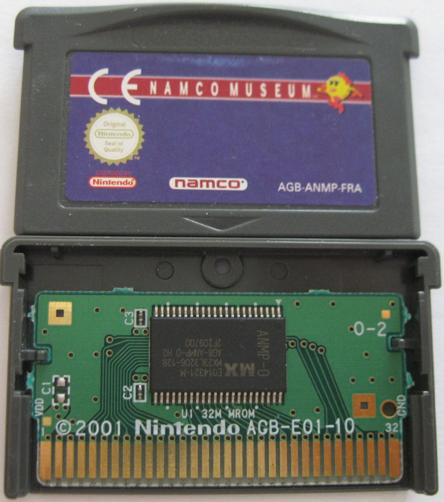 namco museum authentique version originale game boy advance nintendo