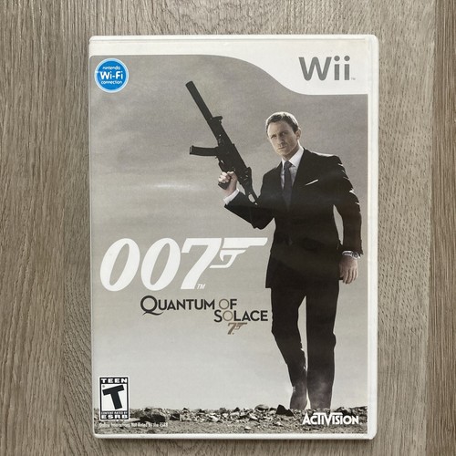 007 Quantum of Solace Nintendo Wii 2008 Complete Game with Manual CIB Tested