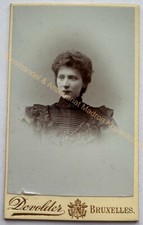 orig. CDV Foto Fotografie alt Bild Frau Dame ...