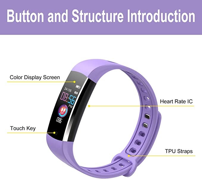 moreFit Fitness Tracker Sport Watch Color Display Ultra