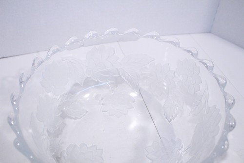 Crystal Clear Studios Chrysantheme mattierte Schüssel 10,5” x 4,5” Stil #301854 - Bild 9 von 14