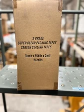 24 rolls Carton Sealing Clear Packing/Shipping/Box Tape- 2.5 Mil- 3" x 55 Yards