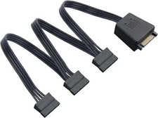 SilverStone Technology Super Flexible one-to-Three SATA Power connectors