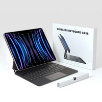 Keyboard Case for iPad Air 13 inch (M2, 2024),iPad Pro 12.9 inch (3/4/5/6th Gen)