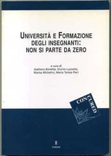 UNIVERSITY AND TEACHER TRAINING. DO NOT START FROM ZERO G Bonetta