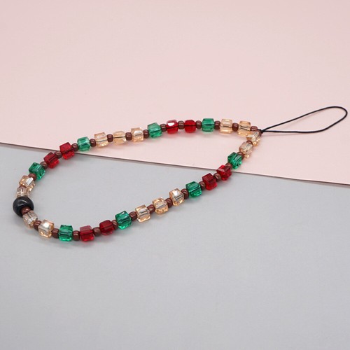 Crystal Beaded Mobile Phone Rope Wrist Chain for Bohemia Lanyard - Photo 7 sur 12