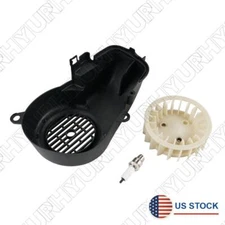 1 x Air Shroud Cooling Fan Assembly Fit for Polaris E-Ton Dinli 90 2 stroke ATV