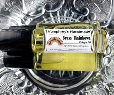 Men's BRASS RAINBOWS Cologne Oil Roll On Cologne, Eros Scent Jojoba Oil Patriot