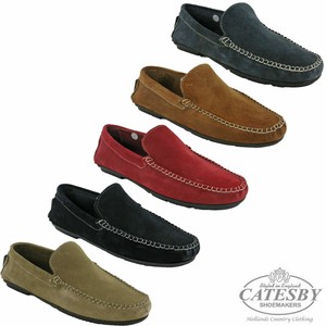 mens suede driving shoes