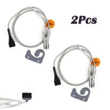 2Pcs Adult Ear Clip SpO2 Sensor Blood oxygen Probe Fit For 7PIN pulse oximetry