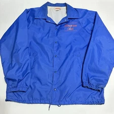 VTG 80s Louisiana Tech Bulldogs Hartwell Windbreaker Mens Sz L USA made