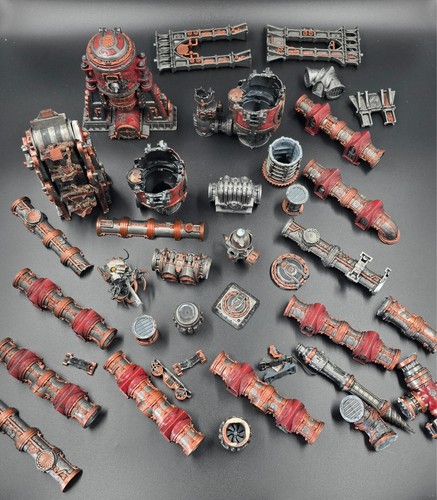 40K Thermic Plasma Conduits Warhammer Terrain Sector Refinery Pipes