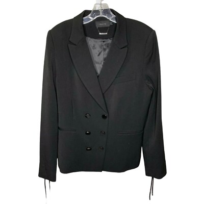 Rosa cha Women's Blazer Jacket Buttons Motorcycle Detail Size 10