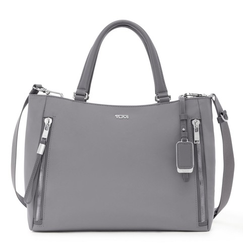 NEW Tumi Voyageur VALETTA MEDIUM Tote Laptop Carryall Bag - FOG GREY GRAY