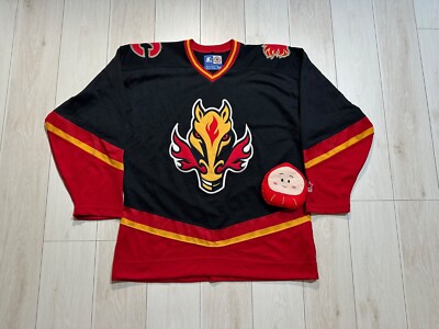 CCM - 【CCM】NHL Calgary Flames ホッケーゲームシャツA-3514 CCM - 【CCM】NHL Calgary Flames ホッケーゲームシャツA-3514の