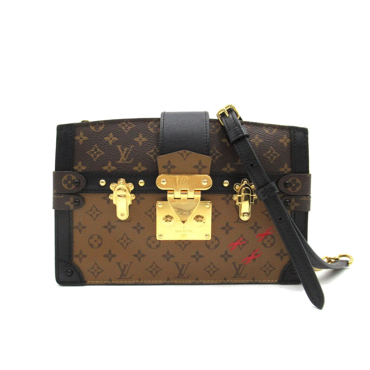 LOUIS VUITTON Trunk clutch Shoulder Bag M43596 Monogram Reverse