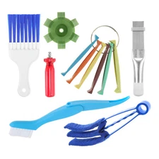 6PCs Repair Clean Tool Set Air Conditioner Fin Cleaner Set Fin Comb Condenser