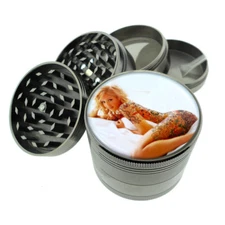 Georgia Pin Up Girls D9 Titanium Grinder 4 Piece Magnetic Hand Mueller 