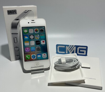 Apple iPhone 4s 16GB Weiß (Ohne Simlock) A1387 (CDMA + GSM) Top Zustand OVP #821