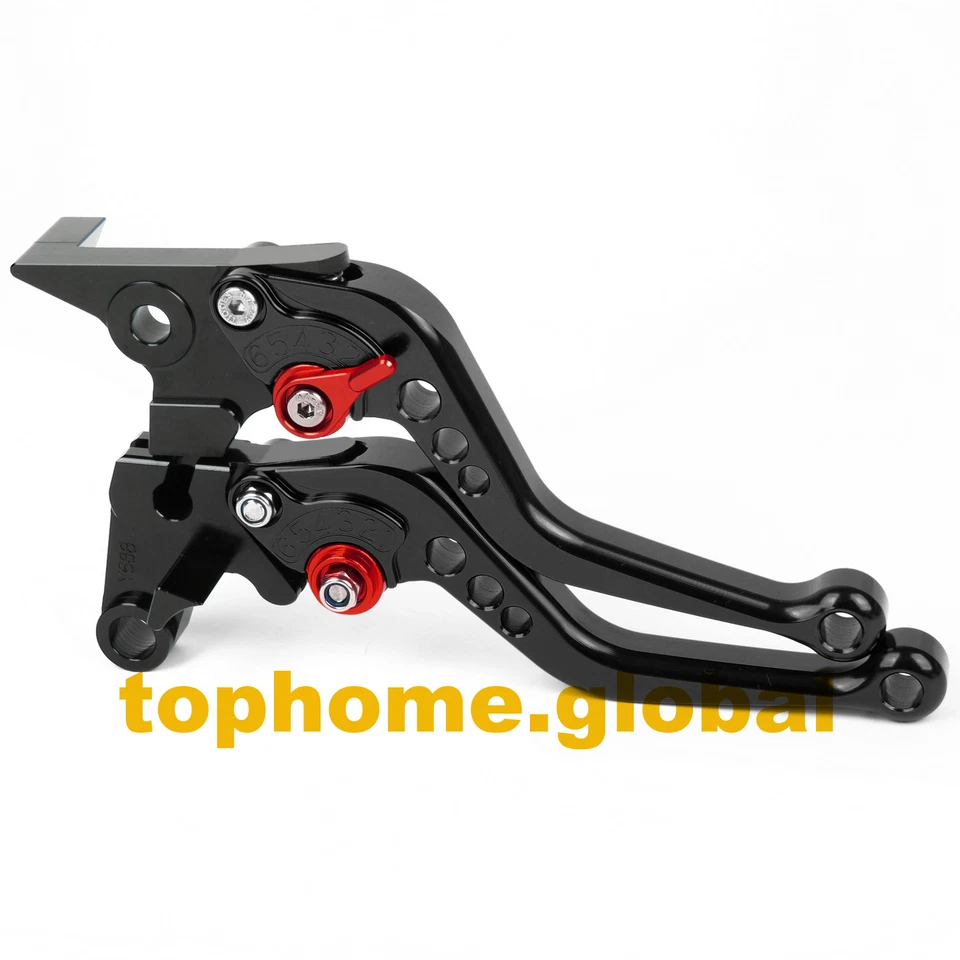 Palancas de freno de embrague corto negras para Yamaha XSR 700 900 ABS 2016-2023 EE. UU. 2019 18 Foto 2 de 4