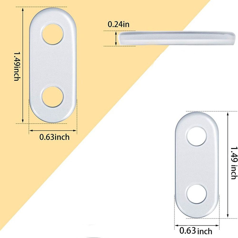 30 Pcs Iron Tablecloth Weights White Outdoor Curtain Weights Tablecloth