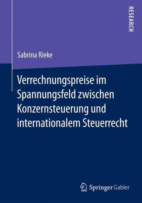 Thumbnail - Sabrina Rieke | Verrechnungspreise Spannungsfeld Zwischen