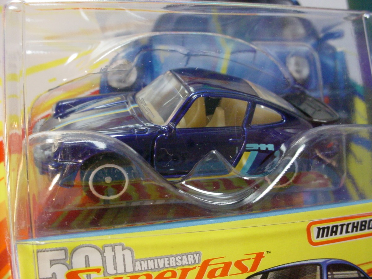 2019 Matchbox Superfast PORSCHE 911 TURBO #09☆blue☆50th