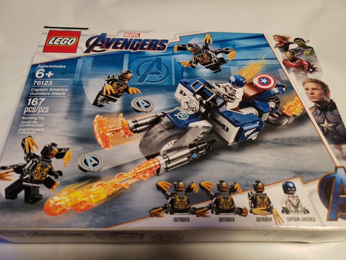 LEGO Marvel Avengers Captain America: Outriders Attack 76123