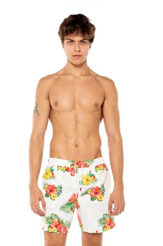 Maillot De Bain Vintage Royal Pacific Pour Homme – Style Hawai Des Années 80, Taille L