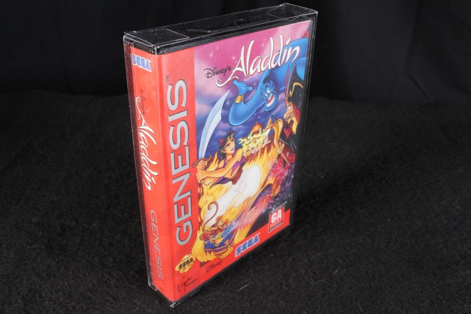 Sega Genesis Disney's Aladdin CIB with manual and box vintage video game 1993 - Image 2 of 4