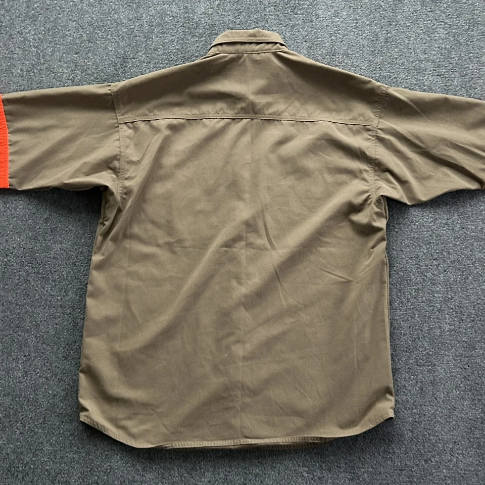 Mountn Prairie Shirt Men Medium Hunting Blaze Shooting RHT Pheasant Upland Ridge - Image 3 of 4