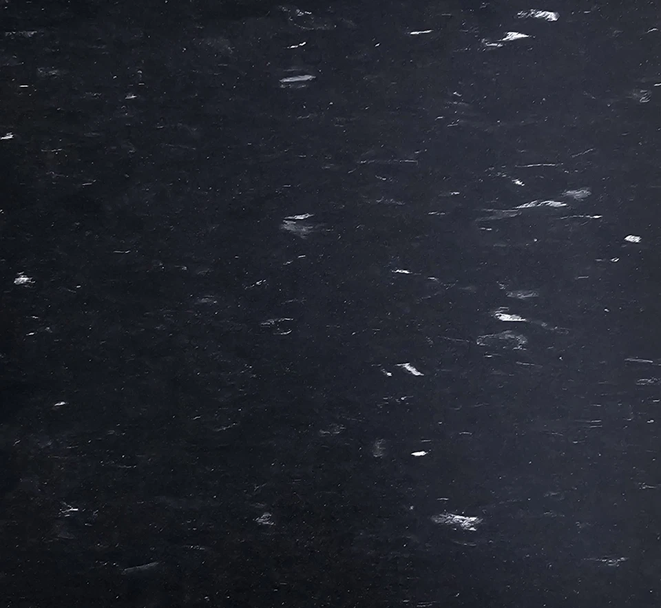 Vintage Flextile Vinyl Composition Floor Tiles 12x12 Black Marbled 1/8" 15 PCS - Image 3 of 4