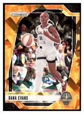 Dana Evans 2024 Panini Prizm WNBA Ice Orange Prizms #72 Chicago Sky