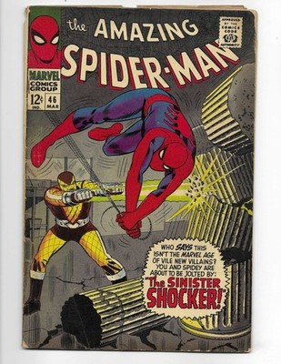 Amazing Spider-Man 46 1967 Marvel Comics VG 4.0 Origin & 1st App Shocker
